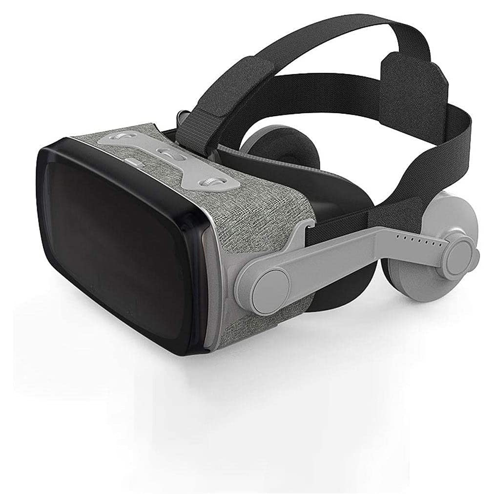 VR Glasses VR Glasses Virtual Reality Box with Adjustable Lens and Comfortable Strap for 3D Movies and Games 110°Big Vision Microporous Leather Breathable to Prevent Light Leakage
