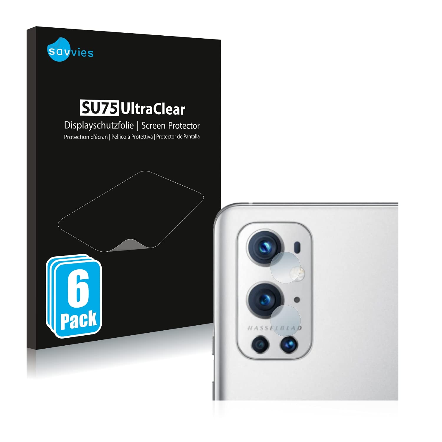 Savvies Pellicola In Vetro 9H Per Fotocamera OnePlus 15 – 3 Pezzi Trasparenti, Ultra Sottile 0,28 Mm, Anti-impronta E Antigraffio, Senza Bolle