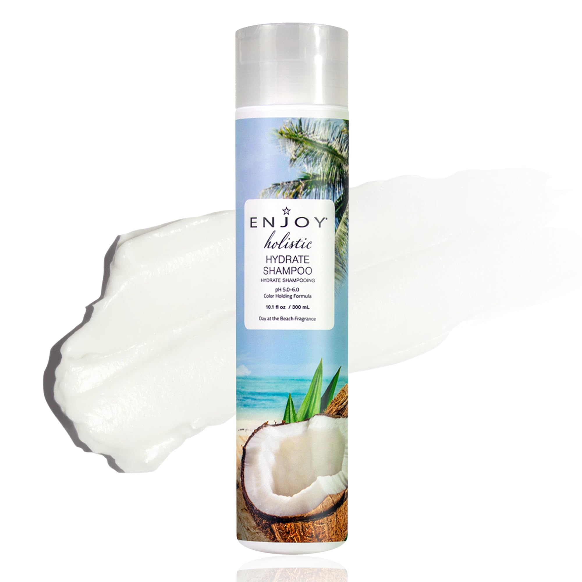 Enjoy Holistic Hydrate Shampoo, pH 5.0-6.0, For All Hair Types, Shampoo For Color Treated Hair, Shampoo for Men and Women, Curly Hair Shampoo - 10.1