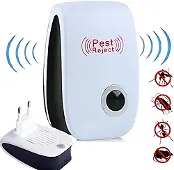 Kit 10 Repelente de Tomada Ultrassonico Eletronico espanta insetos pernilongo dengue aranha rato mosquito