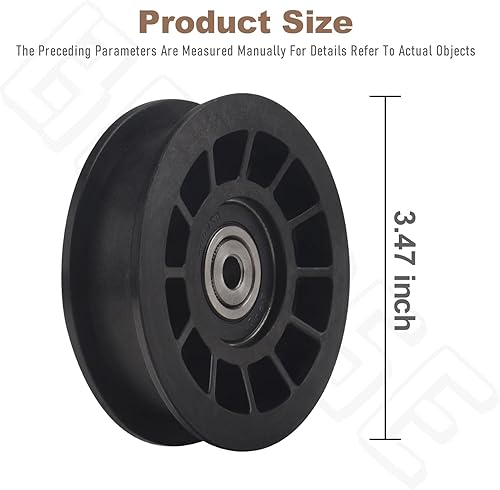 Miniatura 2 de Polea tensora compuesta 110-6775/280-469 compatible con cortacésped Toro, compatible con los modelos Z4200, Z4202, Z4220, Z4235, Z5000 Z5020, Z5030,