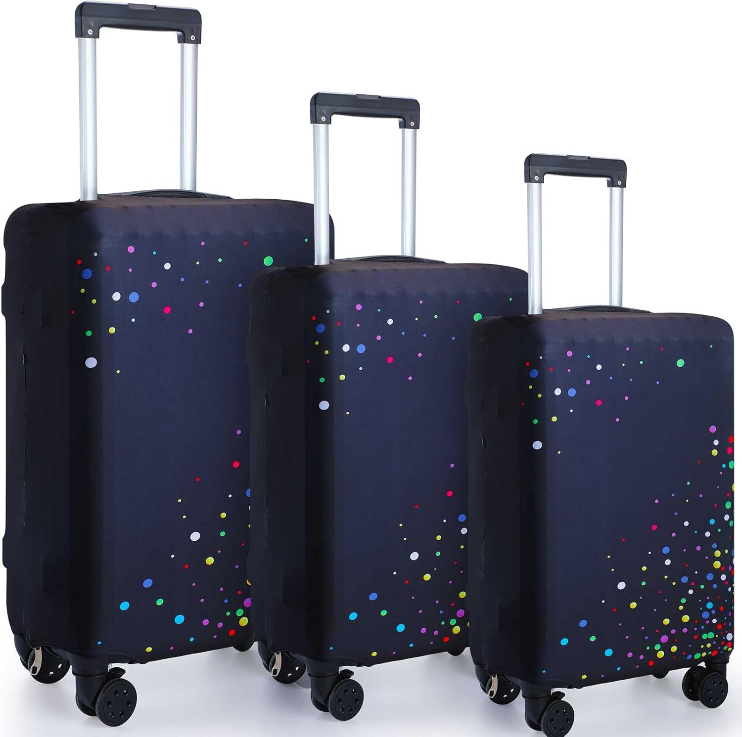 Sanwuta 3 Pcs Luggage Cover Washable Suitcase Protector Luggage Protector Suitcase