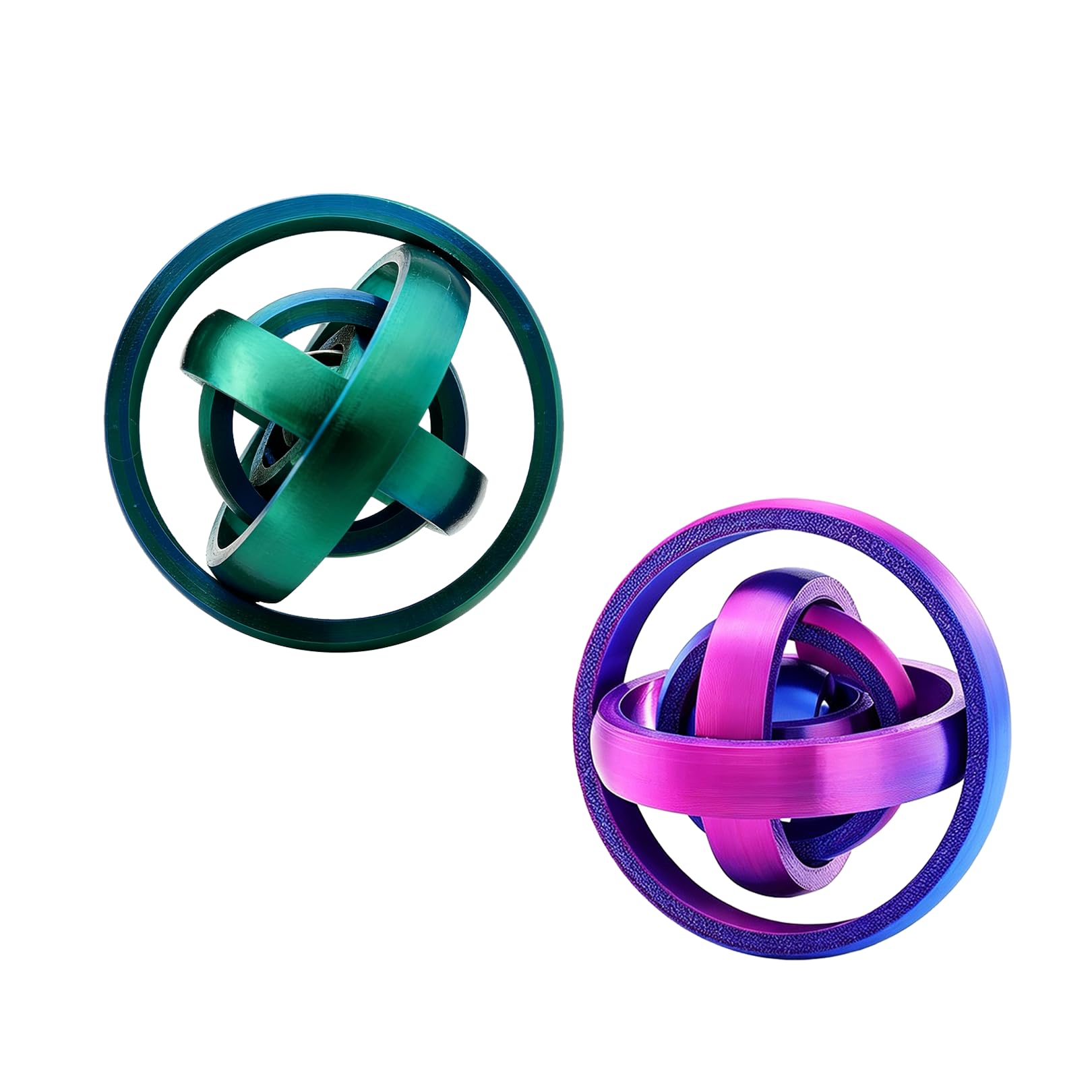 2 Pcs 3D Printed Fidget toy,Fidget Toys Adults Fidget Spinner Adult
