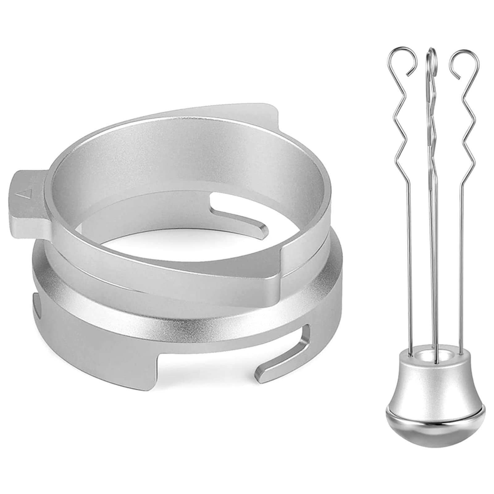 Tsophreniq Needle Coffee Tamper Espresso Coffee Stirrer Needle with Hnad-free Dosing for Distribution Powder Stirrer