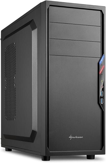 Sharkoon Atx Microatx対応ミドルタワーpcケース Vs4 Vシリーズ ブラック Sha Vs4 Vbk Sharkoon
