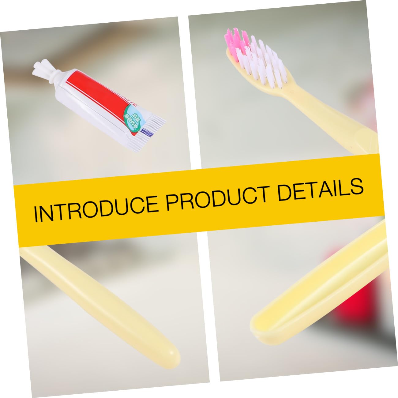 Spazzolini da Denti Usa e Getta Stili multipli Confezionati Singolarmente in Plastica Set da 100 Pezzi con Dentifricio Stili multipli per Viaggio e Uso Monouso Stili multipli