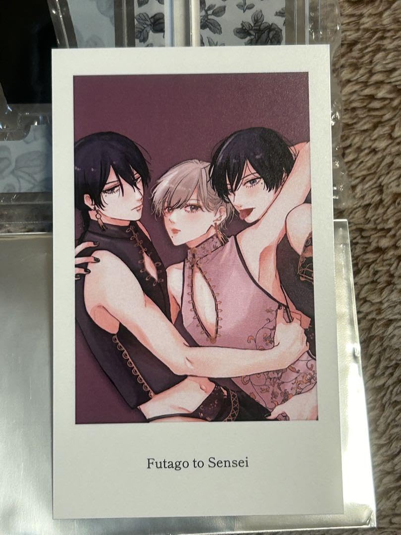 Amazon.co.jp: かきのたね 双子と先生 アクリルスタンド チェキ風