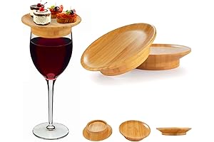 Wine Glass Charcuterie Topper, 2Pcs Wine Prevent Spray Topper