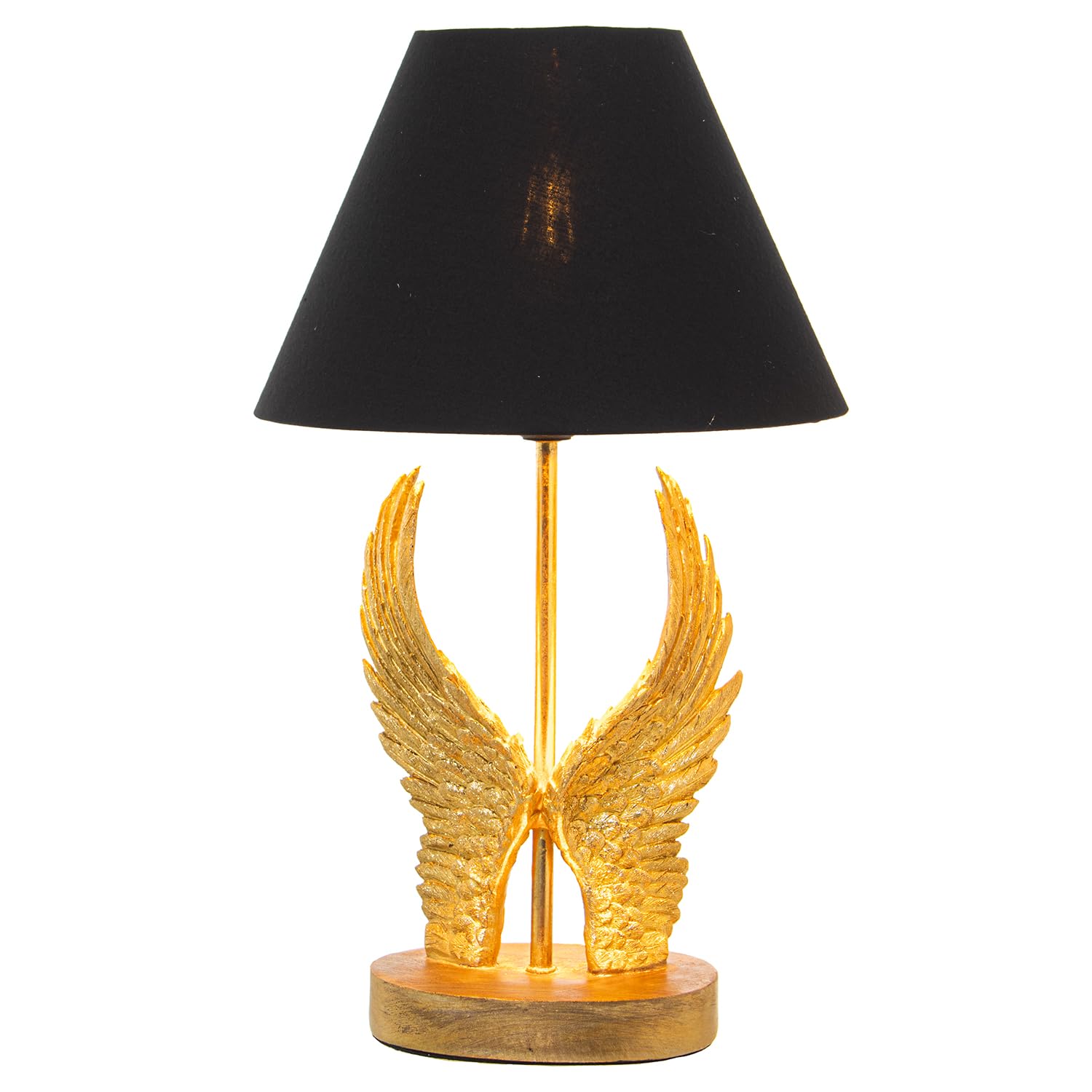 LÁMPARA SOBREMESA RESINA ALASDORADAS, 1XE27, MAX.40W °26X44CM, CABLE NEGRO 163CM