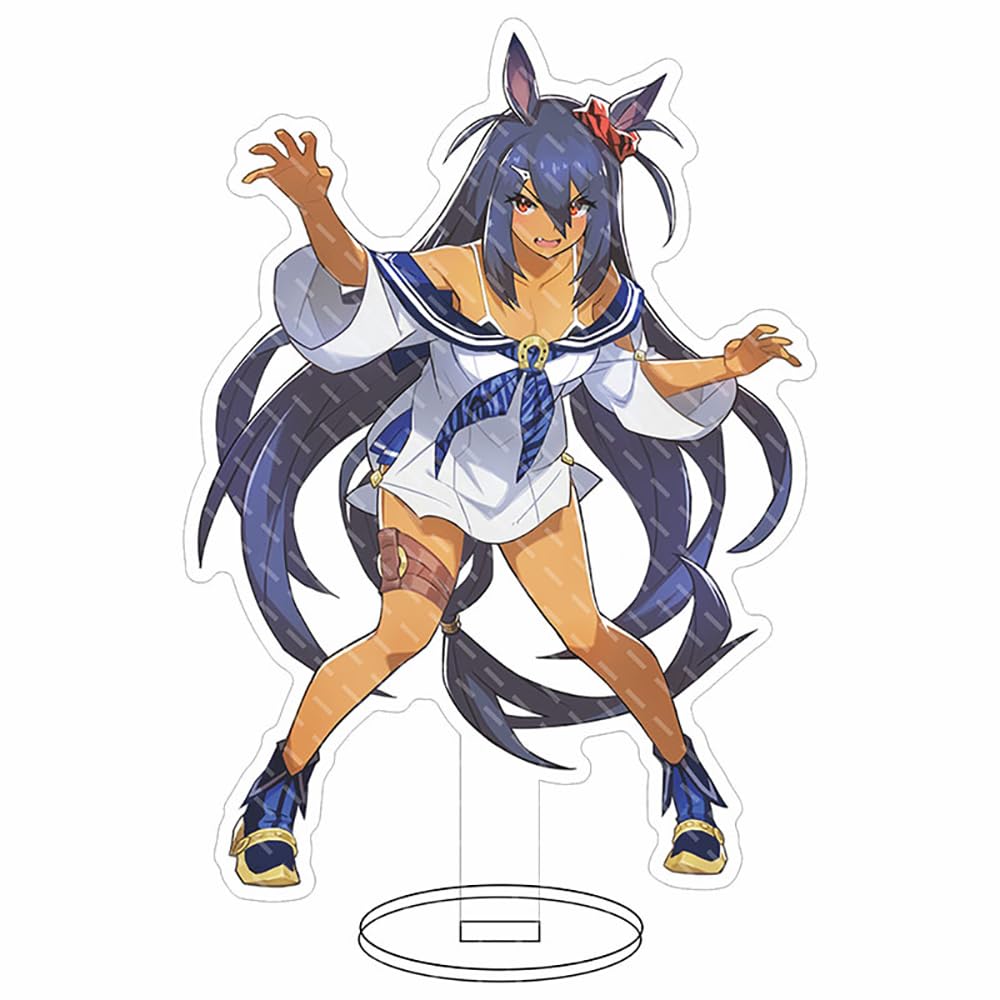 Anime Figure Pretty Derby Acrylic Stand Model Character Statue Display Standing Tokai Teio Desktop Ornament Peripheral Gifts, D- 16cm