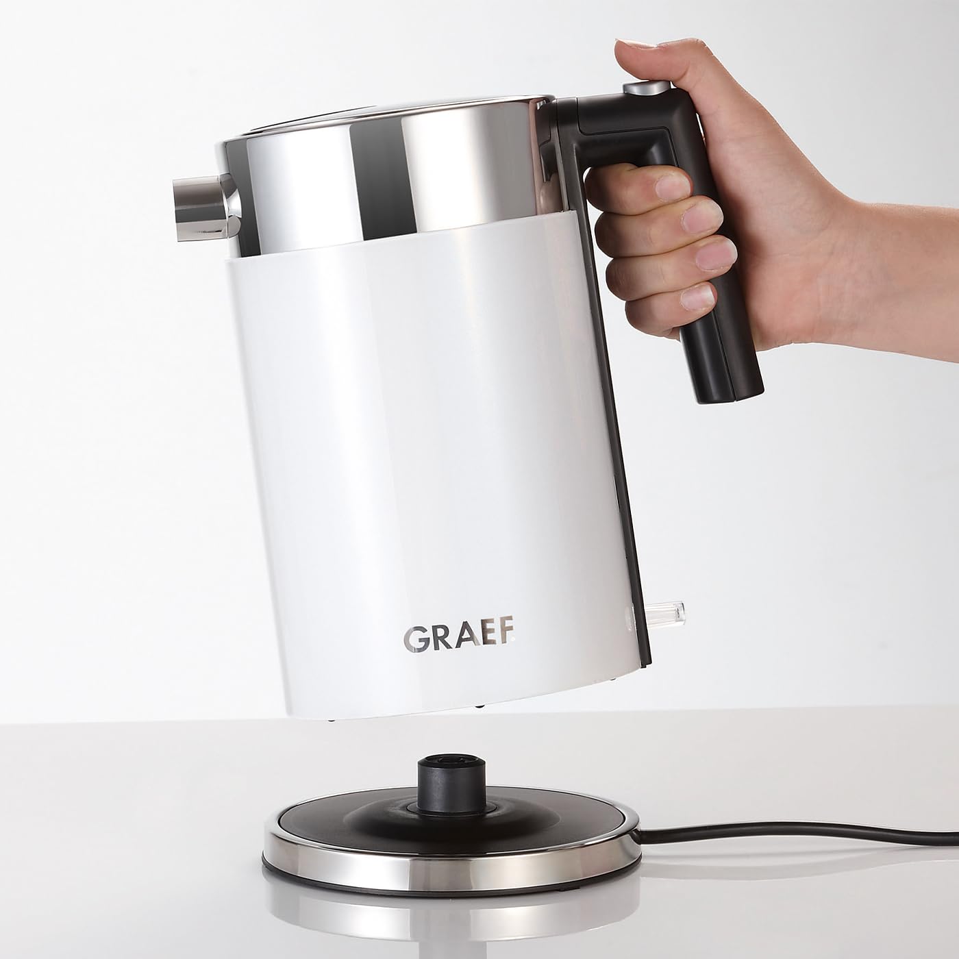 Graef czajnik akrylowy 1,5 l, biały