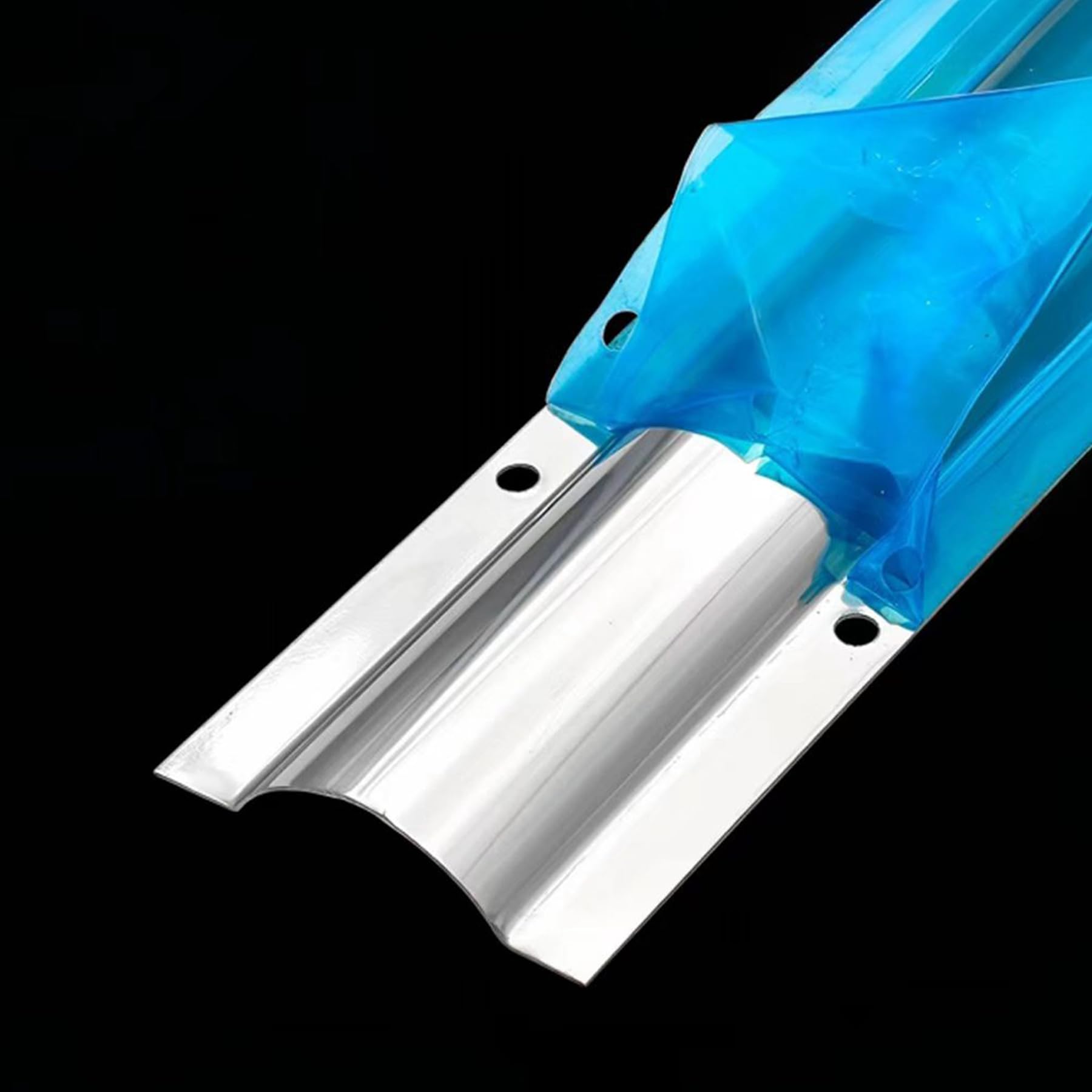 Goulotte Passe Cable INOX,Goulotte Passe Cable pour Exterieur,Usage Intensif Garage, Commerce, Domicile(5PCS)
