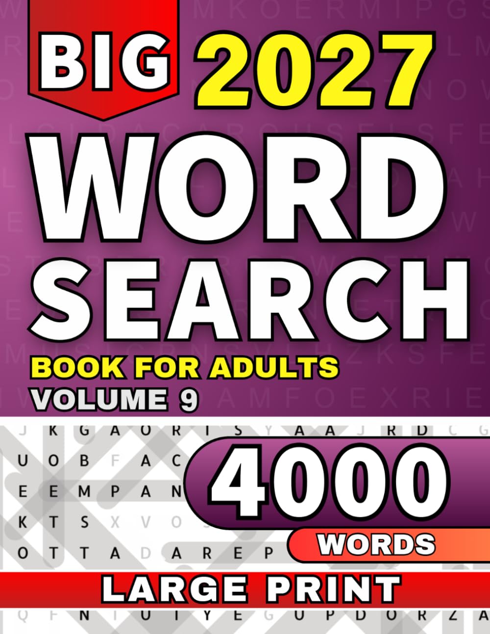 Word Search Puzzle Book for Adults: Large Print Word Find Puzzles to Relax the Mind and Challenge Your Brain (Ultimate Word Search Collection)