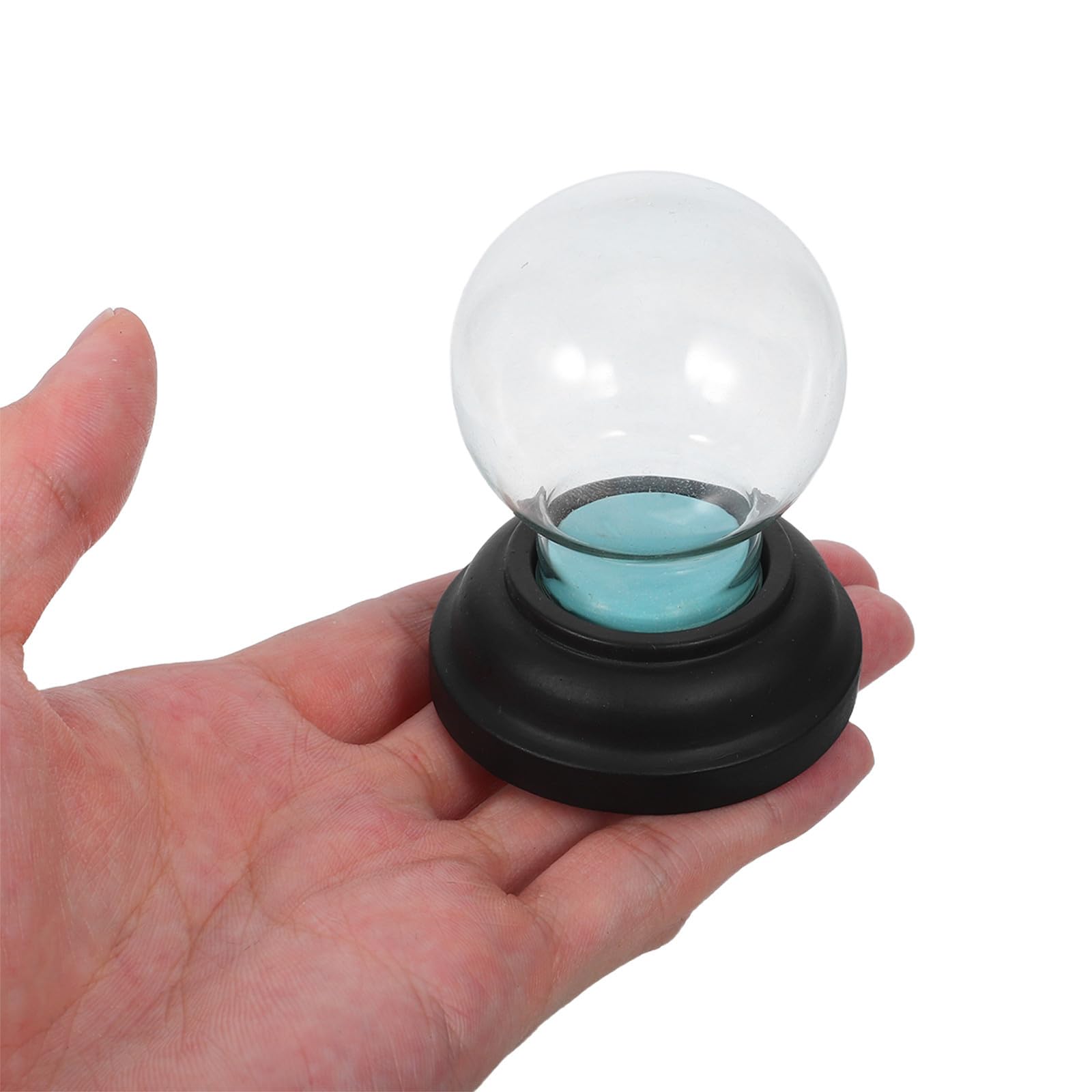 TOYANDONA 5 Piezas Cúpula de Bola de Nieve Navideña de Vidrio 3 Pulgadas | Tapa de Rosca, Diseño Reutilizable y Fácil de Limpiar, para Manualidades DIY y Decoración de Navidad