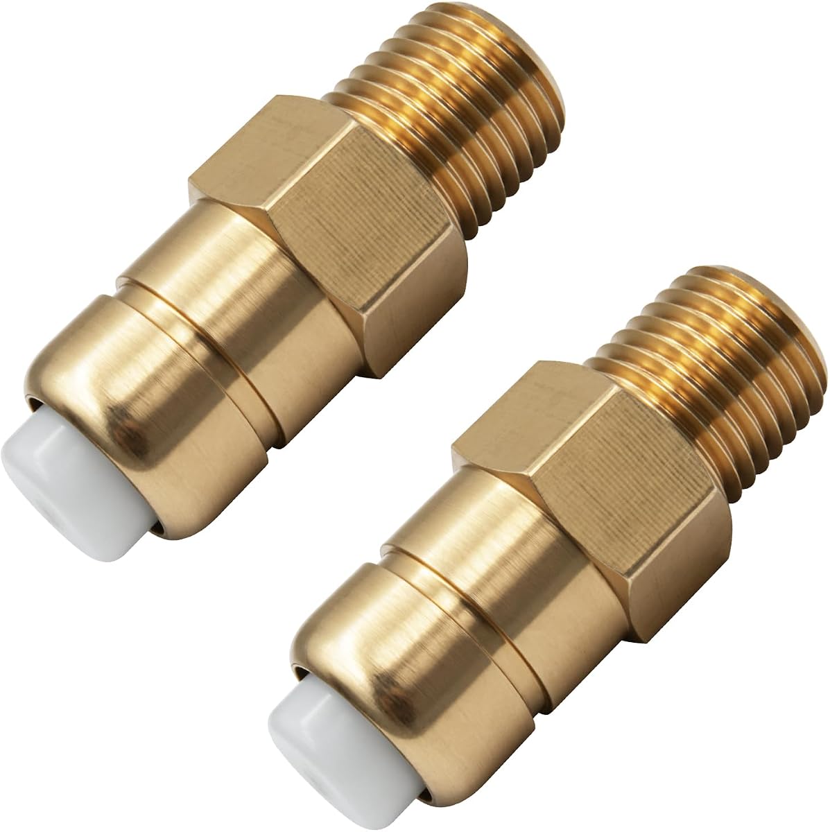 678169004 1/4" Thermal Release Valve for Pressure Washer | Brass thermal relief valve, 1/4" NPT. Releases at 145°F to protect pump. Fits Homelite, Ryobi, RIDGID, Dewalt. 2-pack.