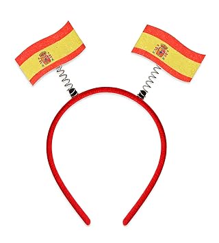 2026 Soccer World Cup Spain Flag Headband Game Day Cheering Spain Flag Hairband Funny Sports Fans Game Day Accessories