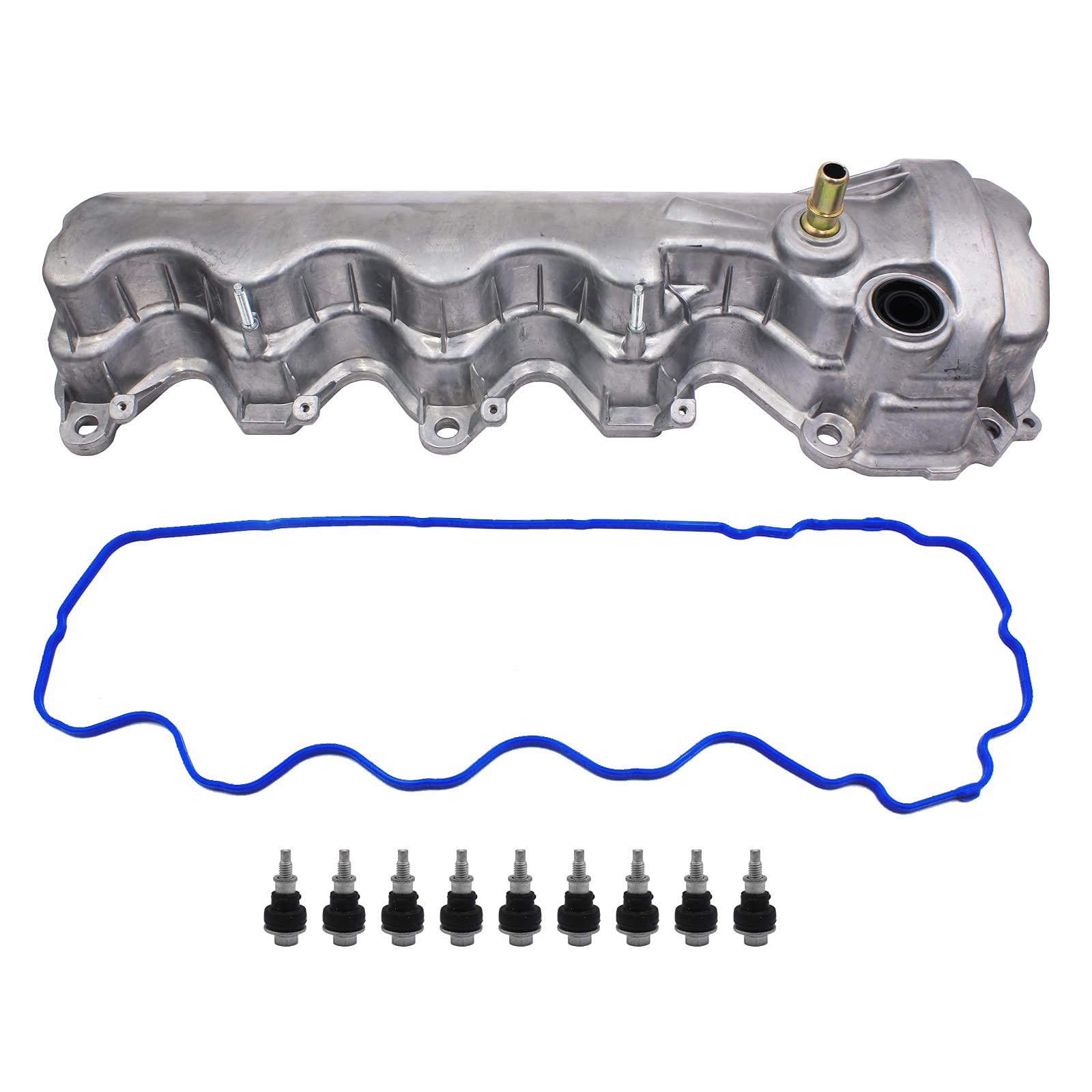 Photo 1 of LOSTAR Engine Valve Cover with Gasket Left Side For 2006-2010 Fo-rd Explorer, 2005-2014 Lincoln Navigator, 2006-2010 Mercury Mountaineer V8 9L1Z6582C, 264-909