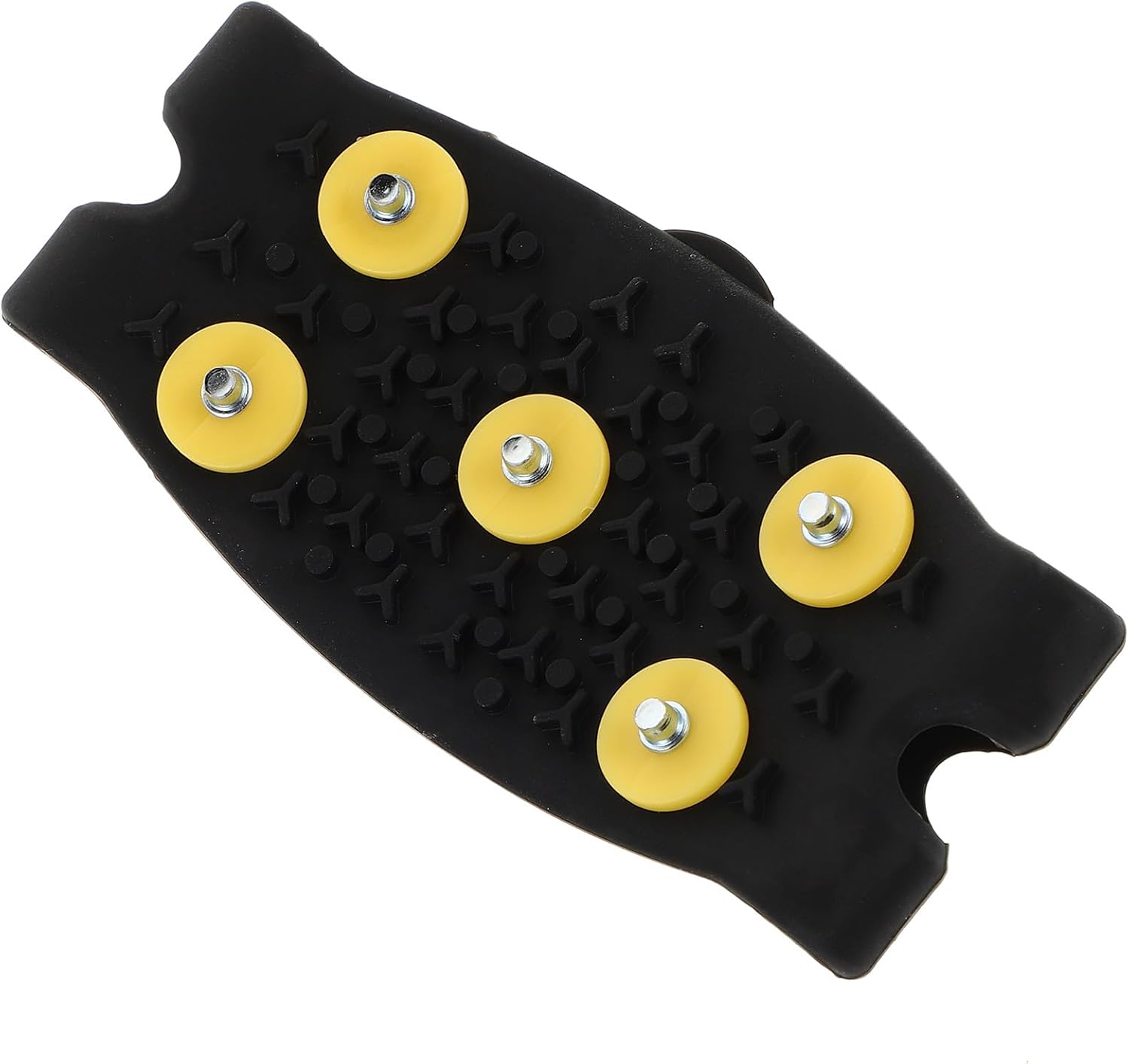 Anti-Slip 5-Tooth Silicone Ice Cleats for Shoes Women, Snow Shoe Spikes Cover with Traction Grip for ICY Muddy Winter Walking Outdoors