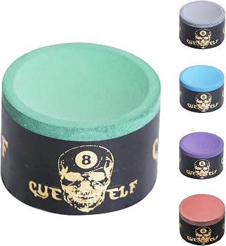 CUEELF Pool Chalk Premium Pool Cue Chalk Billiard Pool Stick Chalk Billiards Chalk-Blue,Green,Pink,Purple or Grey
