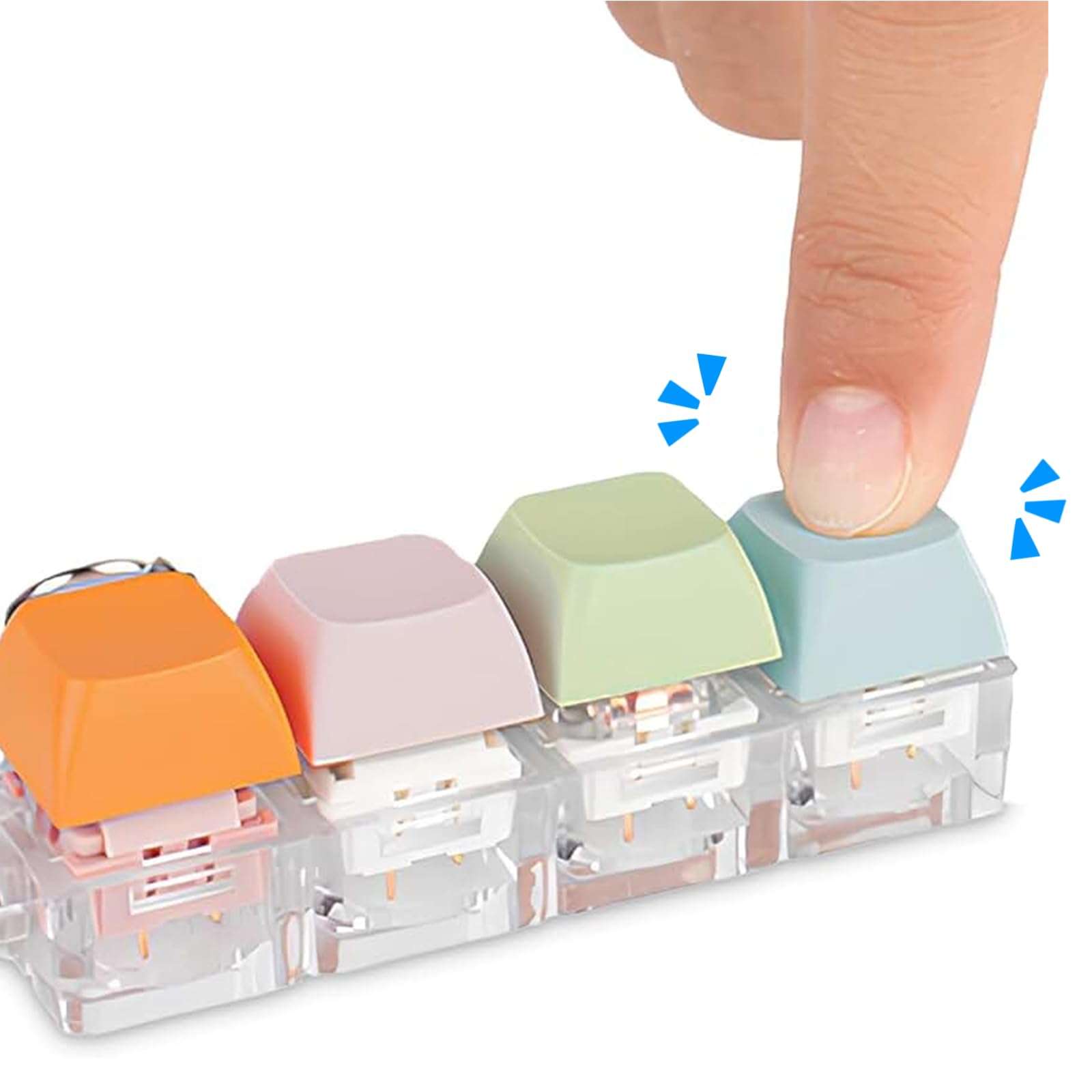 2 PCS Keyboard Fidget Toy, Keyboard Fidget, Fidget Keyboard, Keychain Keyboard - Image 3