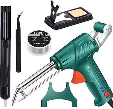 LUCKAD Laser Welding Machine, Industrial Laser Welding Tools, 110V/60W Handheld Welding Machine, Industrial Laser Soldering Iron, Soldering Iron with Automatic Cord, Fully Automatic Industrial Home DIY Grade Welding Tool Set Green