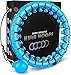 K-MART Smart Hula Hoops, Hula Hoops Cerchio 24 Staccabile Anello Fitness con 360 gradi Auto-Spinning Ball Ginnastica, Massaggio, Fitness per adulti per la perdita di peso (blu)