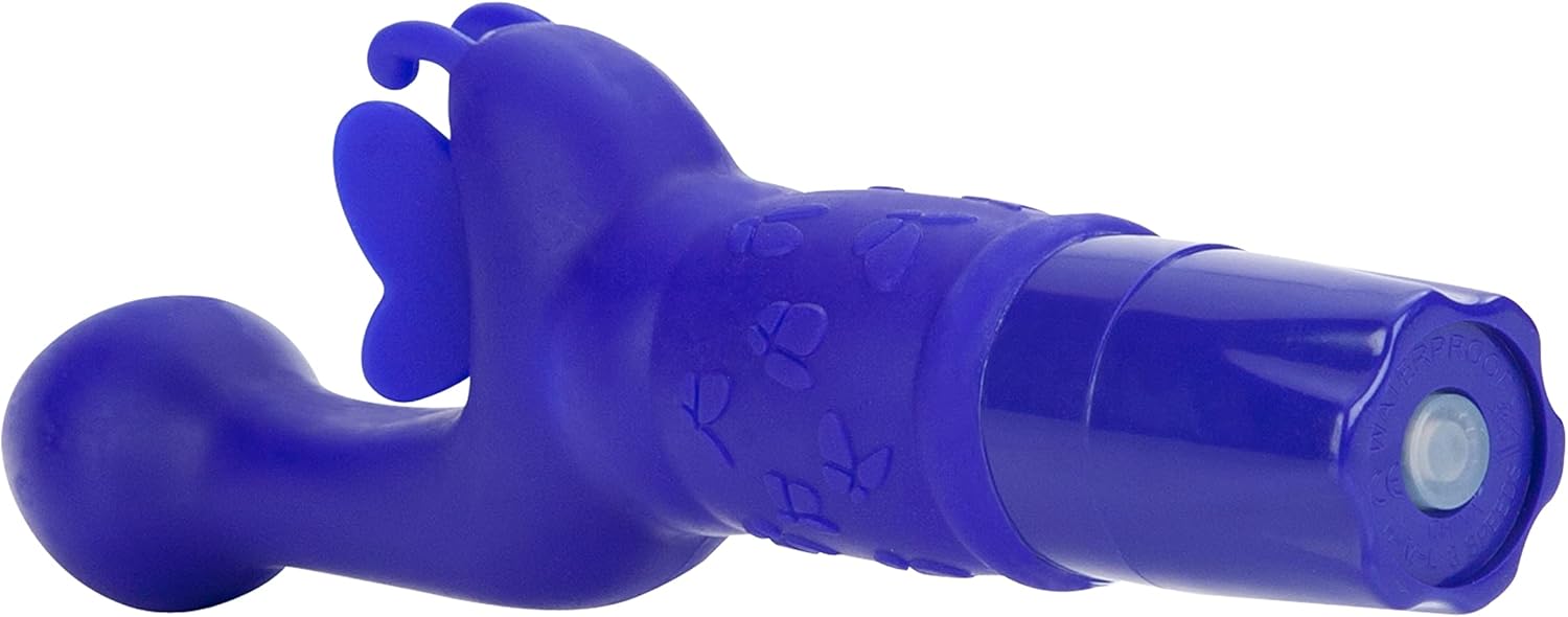 CalExotics Novelties Silicone Butterfly Kiss, Purple, 0.28 Pound