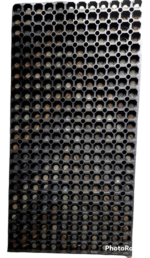 BASRAH NIWAR PVC Rubber Outdoor Door Mat for Home/Bathroom/Bedroom/Office/Main Door/Rainy Season (40 * 60 inches)(Pack of 1)