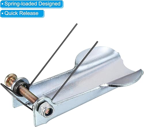 Miniatura 4 de PATIKIL Kit de pestillo de seguridad de gancho de 3 pulgadas, paquete de 2 piezas de repuesto de enganche de receptor de remolque de metal para