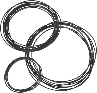 20Pcs Cassette Player Rubber Belts Replacement for Recorder and Cassette Tape Players and Belts for Optimal Playback Performance