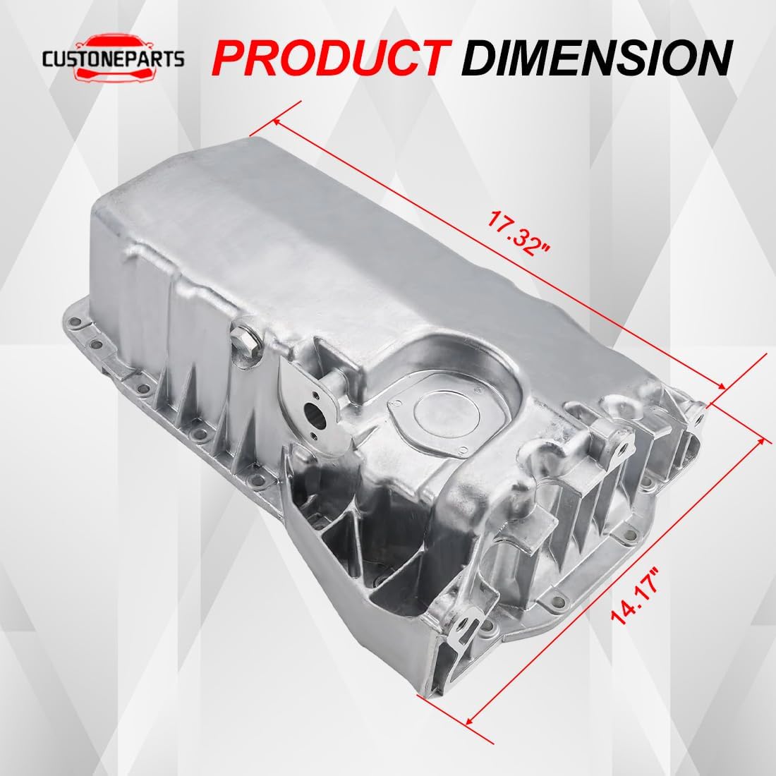 Engine Oil Pan with Drain Plug FIT 2013–2017 Honda Accord, 2015–2020 Acura TLX 2.4L – Replaces OE# 11200-5A2-A00, 264-856