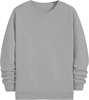 the blazze Men’s Fleece Stretchable Full Sleeves Sweatshirt Regular Fit, Round Neck Casual Winterwear for Boys and Mens VBM1-picture-13