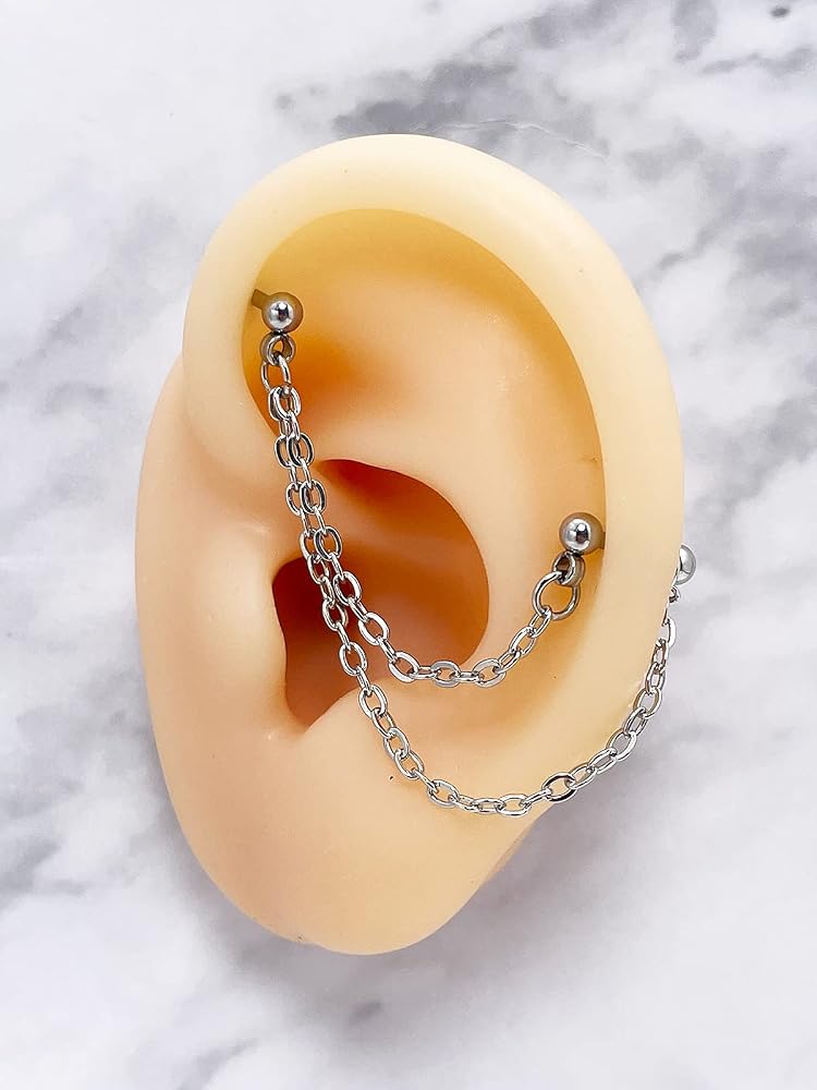 Piercing Acciaio Chirurgico Piercing Trago OUFER Orecchini Helix 16G