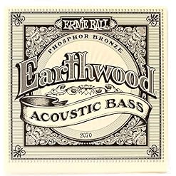 Ernie Ball Earthwood Slinky Phosphor Bronze Acoustic Bass Guitar Strings, 45-95 Gauge (P02070) - Les Beatles, Paul McCartney, John Lennon, RIngo Starr, George Harrison