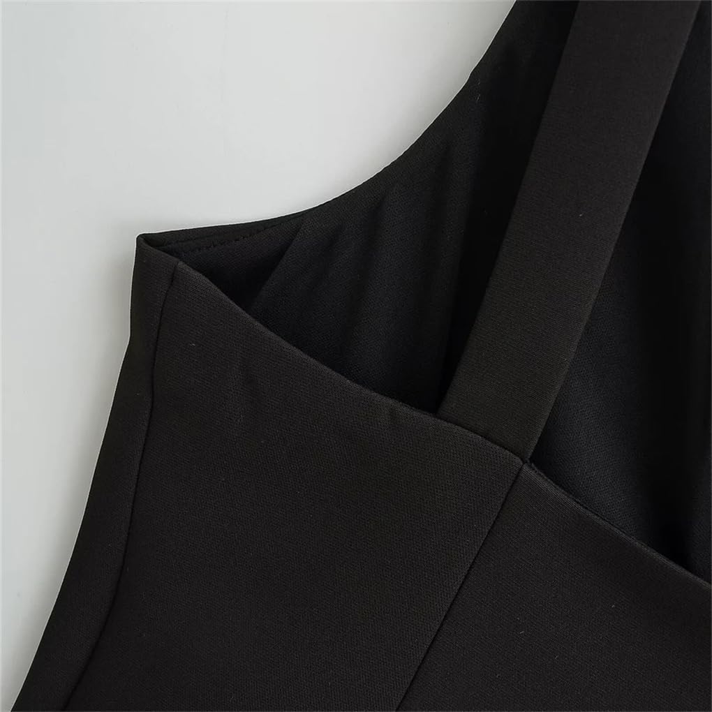 Women's Sleeveless Short Bow Decorated Vest