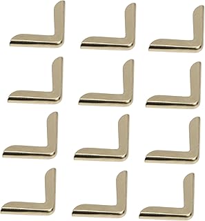 SECFOU 50 Peças Molduras De Papel Protetor De Canto Protetor De Canto De Metal Molduras Douradas Cantos Moldura De Foto Canto Protetor Decorativo Protetor De Canto De Scrapbooking