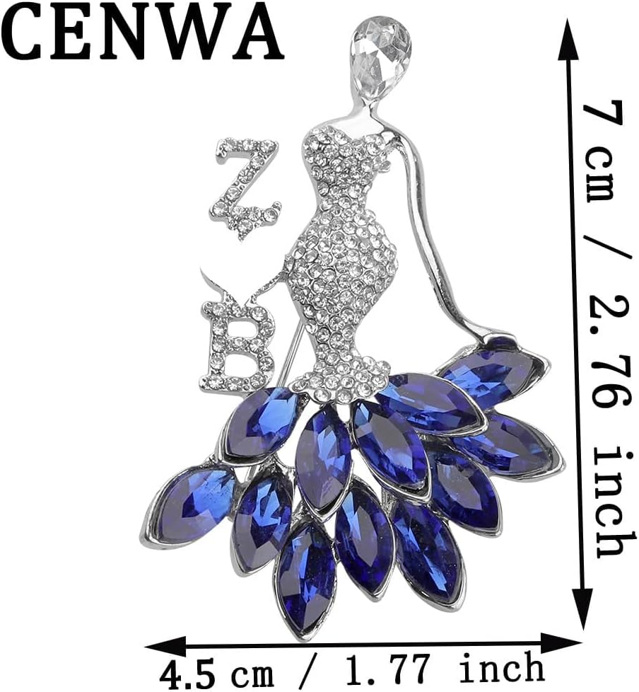CENWA Soror Sorority Jewelry Greek Sorority Brooch Pin Jewelry Gift for Finer Women - Image 2