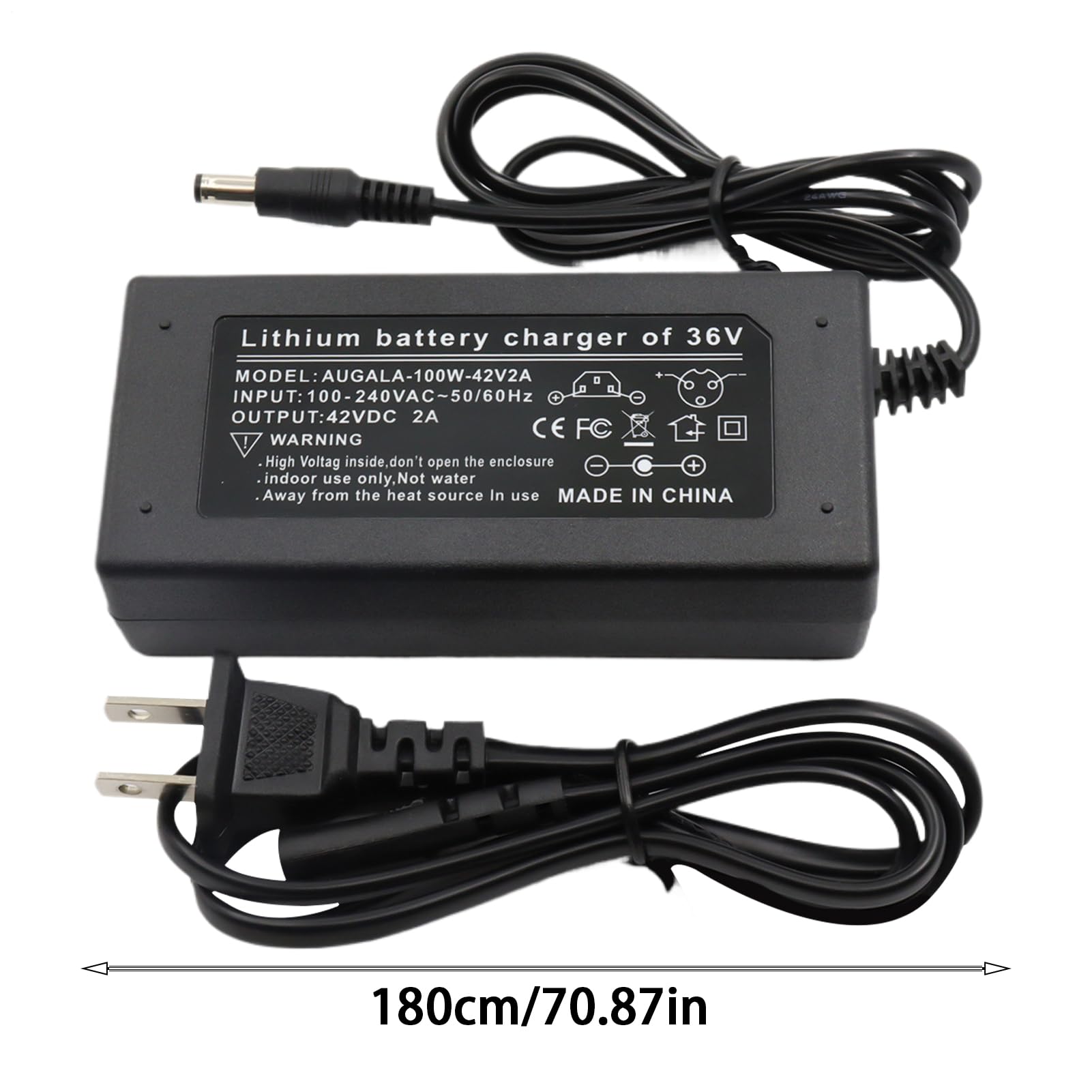 電動自転車用充電器 AC電源 Amazon.co.jp: UL認定42V 2A 電動スクーター充電器 36Vリチウム