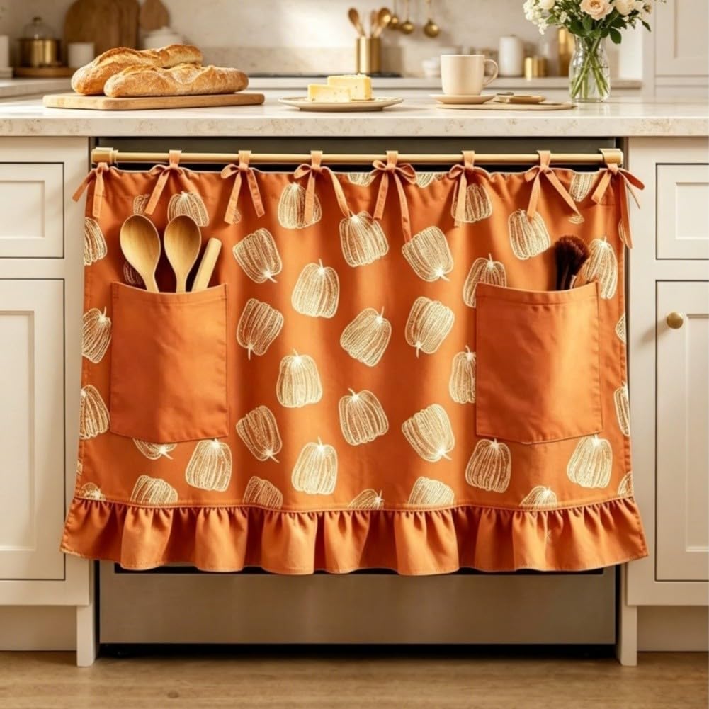 Valance de Cocina a Cuadros para estilo Granja Valance de Cocina