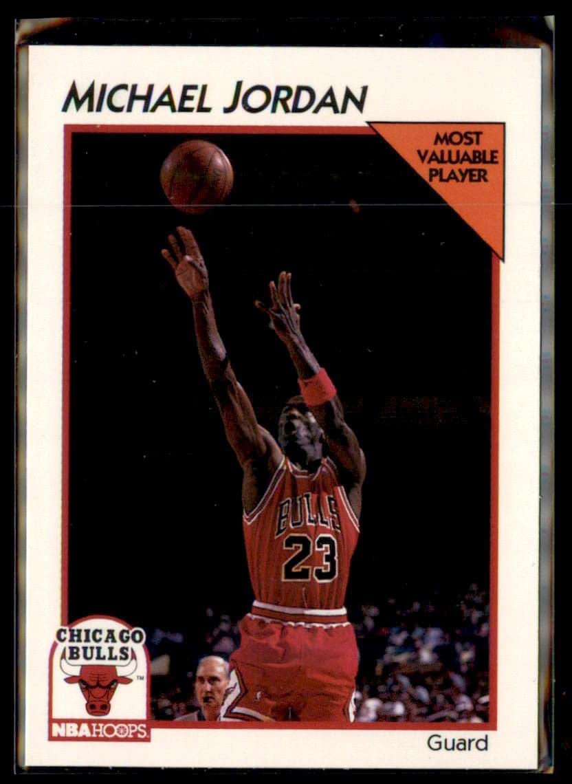 Amazon.com: 1991 NBA Hoops Michael Jordan Most Valuable Player Card #5 :  Collectibles & Fine Art