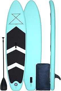 MXSXN Stand Up Paddling Board 150KG SUP Board 320Cm (Inflatable/ISUP) 6 Inches Thick for All Levels of Difficulty with Paddle TOP Set for Beginners And Advanced Users