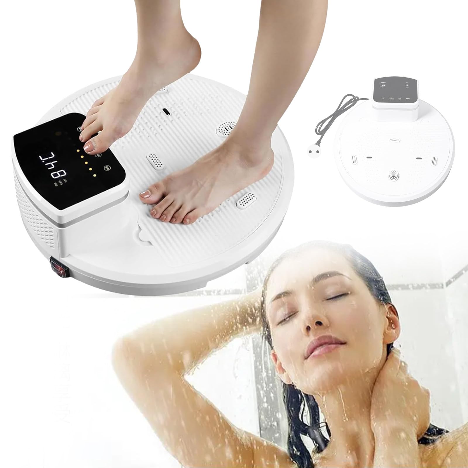 Secador de Cuerpo Completo para Baño, Secador de Cuerpo Después de La Ducha, Secador de Cuerpo Completo para Baño con Pantalla Táctil para Pies, Secador de Cuidado Corporal de 2500W