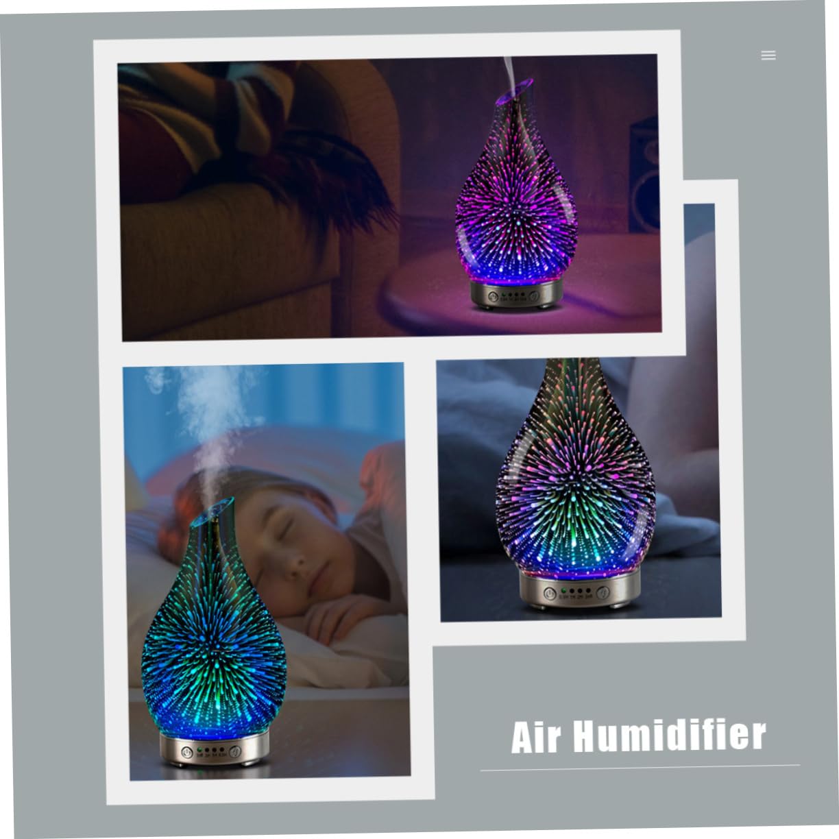 1pezzi Diffusore Per Aromi Umidificatore Elegante Con Funzione Di Spegnimento Automatico Adatto Per Ufficio e Yoga Migliora La Qualità Aria Design e Duraturo