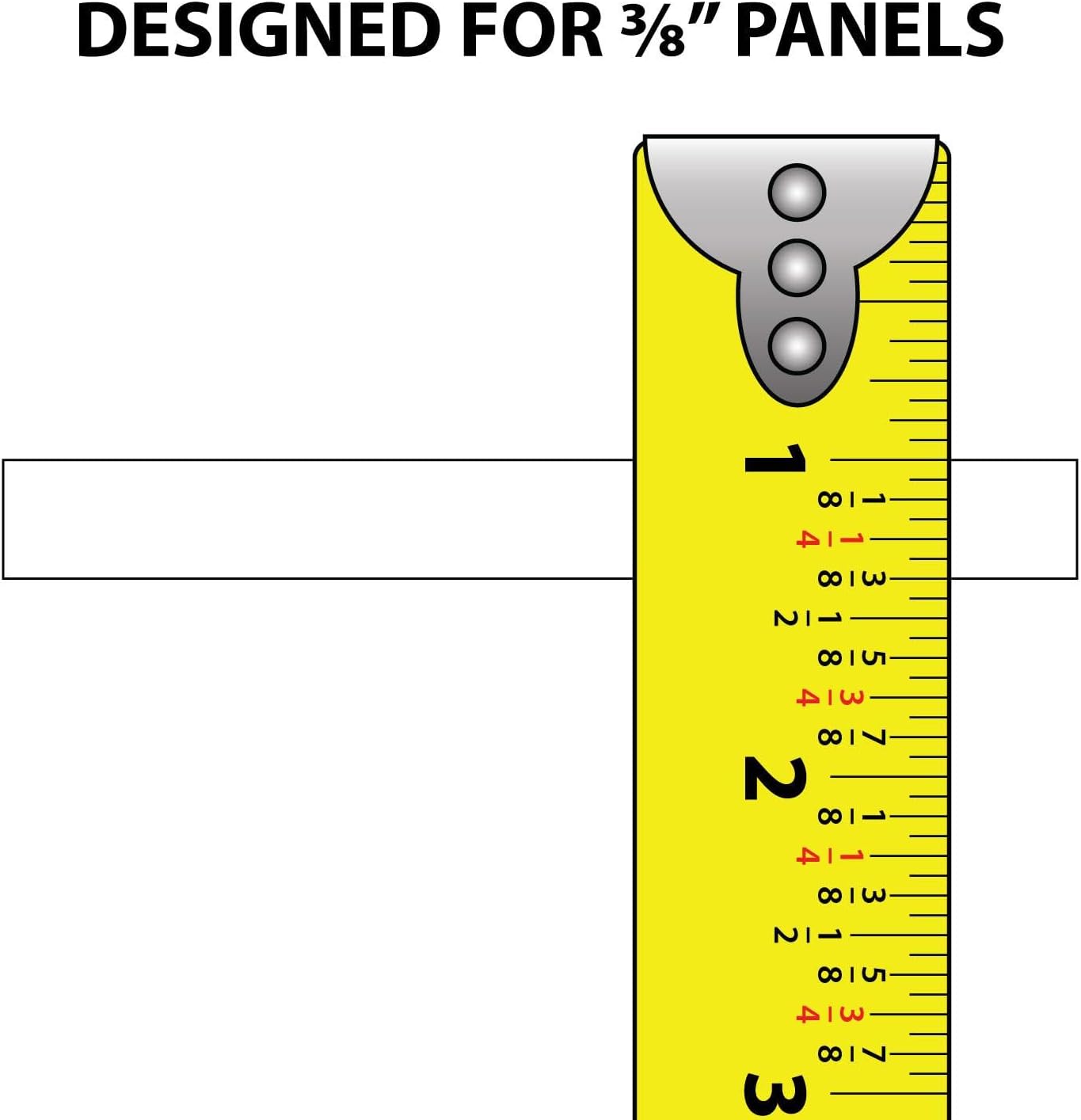 Outwater 3/8 Inch Black Polypropylene Plastic Hinge – 12 Ft Length Cut to (4) 36 Inch Pieces
