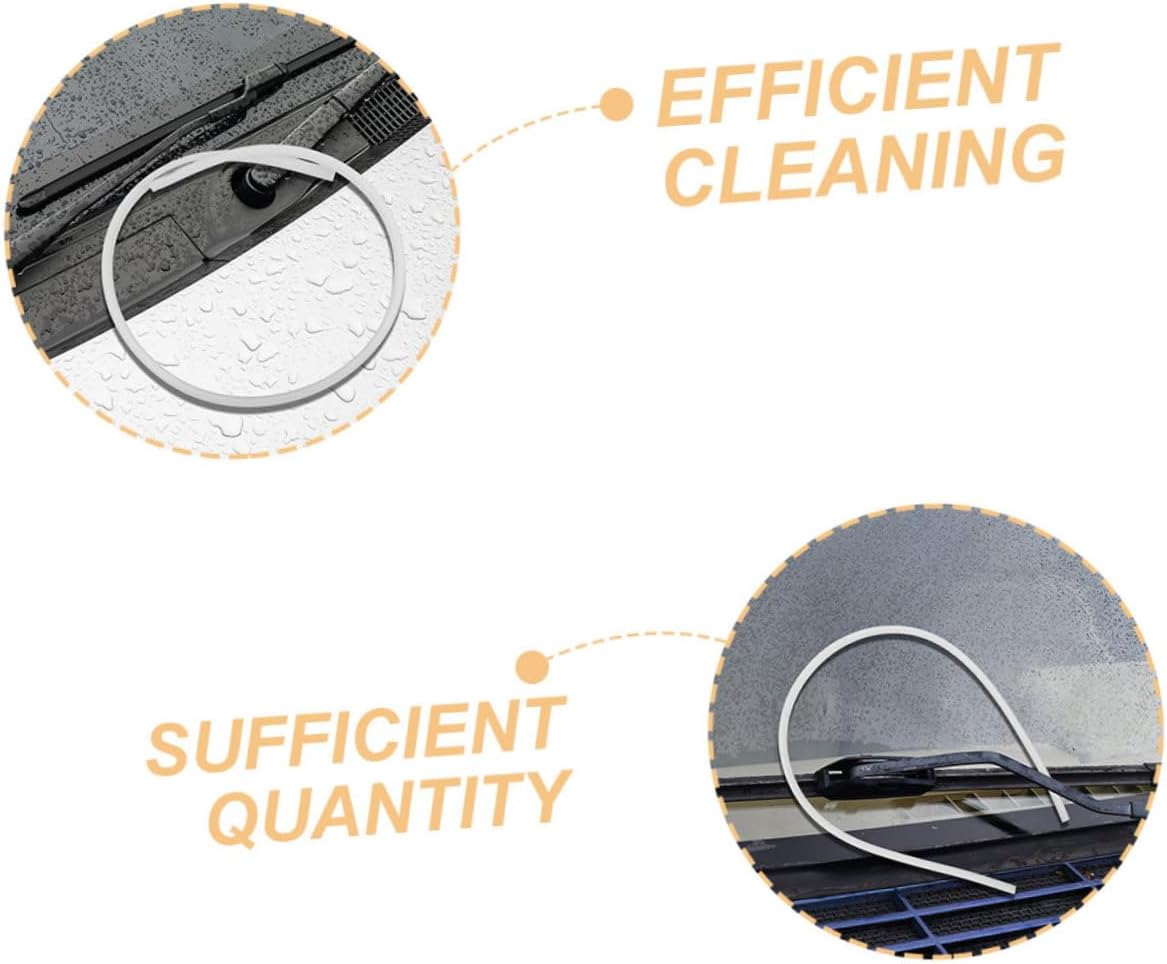 Alipis 5pcs Automotive Window Wiper Blades Frameless Wiper Refills Silicone Strips for Windshield Replacement Easy Install