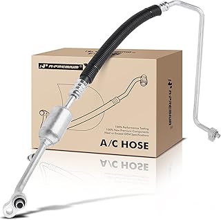 A-Premium A/C Discharge Line Hose Assembly Compatible with Cadillac, Chevrolet, GMC Models - Silverado 1500, Tahoe, Sierra, Yukon XL 1500/2500, Escalade ESV EXT, Compressor to Condenser