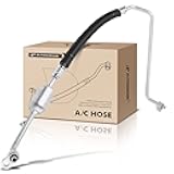A-Premium A/C Discharge Line Hose Assembly Compatible with Cadillac, Chevrolet, GMC Models - Silverado 1500, Tahoe, Sierra, Yukon XL 1500/2500, Escalade ESV EXT, Compressor to Condenser
