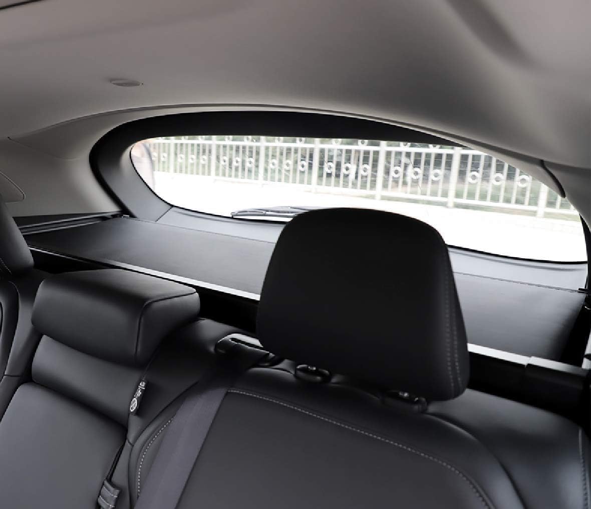 Auto Laderaumabdeckung,für Dodge Durango 2011-2024 Kofferraum Abdeckung Rollo Einziehbar Kofferraumabdeckung Hutablage Zum Schutz Der PrivatsphäRe Cargo Cover