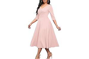 Adorable Pink Wrap Dress