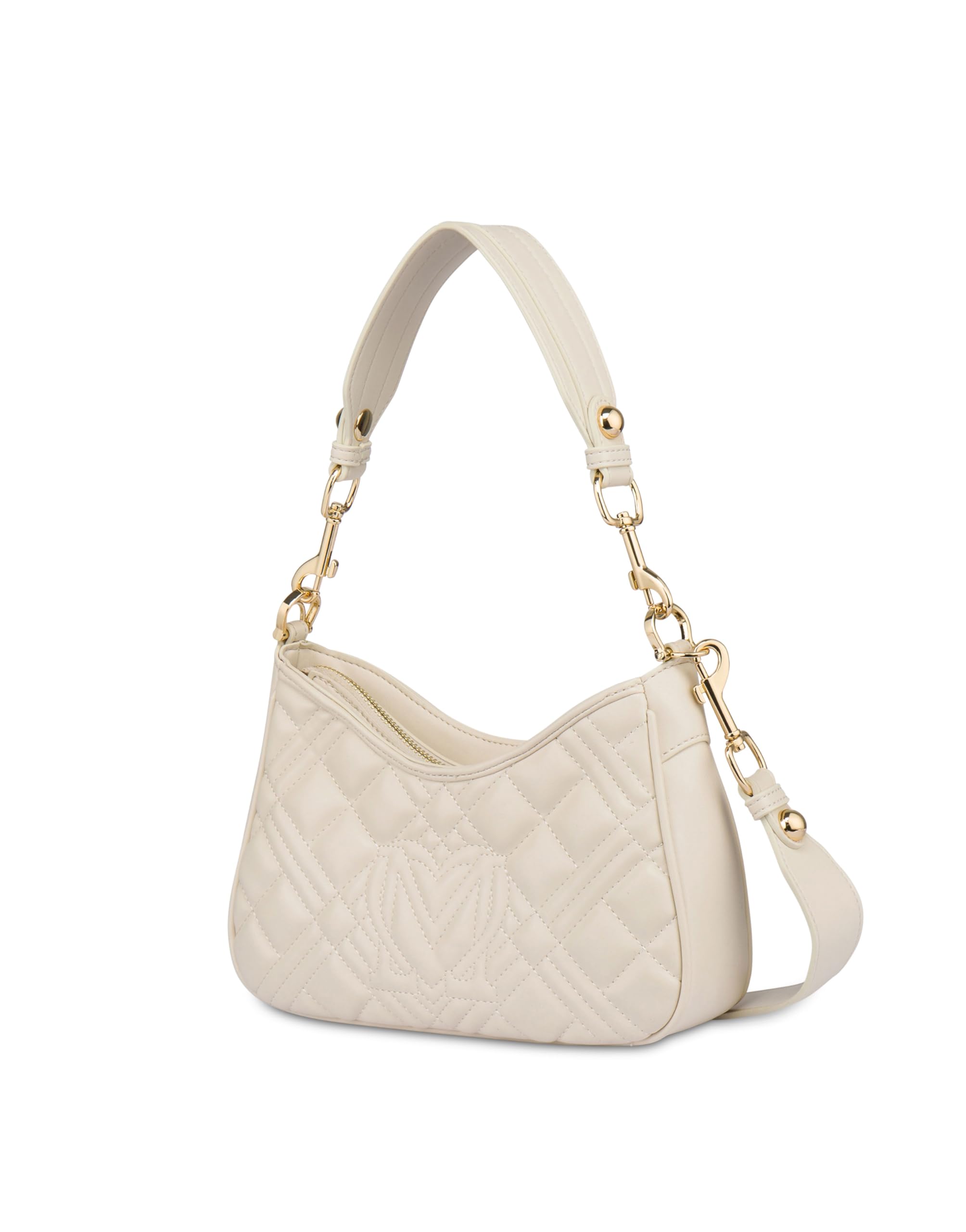 Love Moschino BORSA QUILTED PU AVORIO